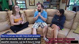 Blonde Mira Monroe's Detailed Gyno Exam