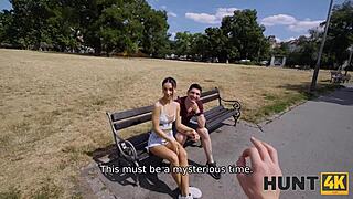 Hunt4k exposes raw Czech girlfriend banging stranger while boyfriend watches in shame