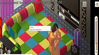 Yareel, the Spanish Thai in 3D game porn, explores Asian adventures