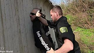 Slutty suspect Sladyen Skaya takes DP pounding