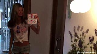 Blonde Teen's Ibiza Adventure With Torn Clothes