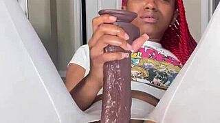 My very own glory hole dripping wet!