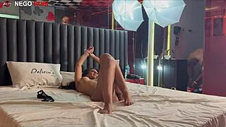 cuckold records his wife crying over the huge thick cock of the hung guy. cuckold dream is leaving her horny for big cocks.