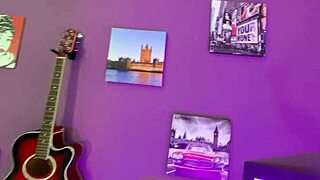 Anne Cristalli takes cock and gives blowjob to Lukas Zaad