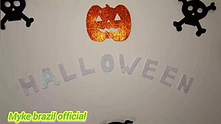 halloween 2024 with myke brazil and mariana torres, such delicious sex with anal, see complete on sheer and rd