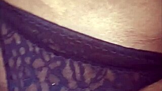 Ebony Beauty Couldn't Stop Fingering Her Fat Pierced Pussy!