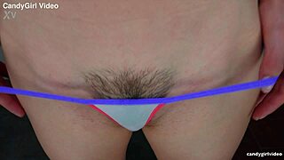 Arielle Lane Boldly Puts Her Thong On The Glass