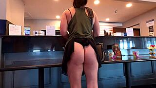Look At This Milf's Big Ass In Public Skirt Malfunction!
