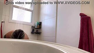 I caught my neighbor watching me bathe on my period and masturbate