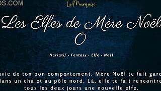 french christmas elves getting naughty with dirty talk 🎄😏