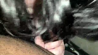 good sloppy head on big black monster cock