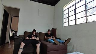 Carlos Urach and Carmona masturbate monster cocks together