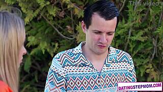 Is this german milf stepmom licking her stepson's pussy on their date?