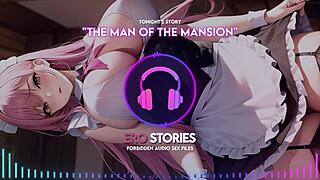 Ero stories: the man of the mansion whispers seductive healing in audio ASMR