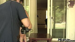 Man, this blonde milf is banging her stepdaughter's boyfriend at Mofozo!