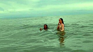 I fucked two milfs and came for them to suck my cum.