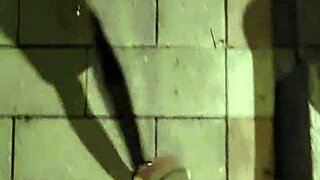 i'm shemale ting xuan, wearing a butt plug outdoors, taking off my panties for some anal fun.