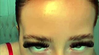 British Exchange Student Engages In Solo Play With Toys On Webcam