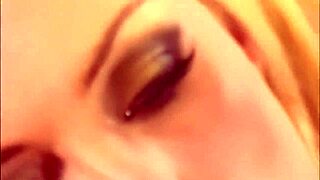 Nicole's Masturbating While Watching Brittney Get Licked By The Blond Guy