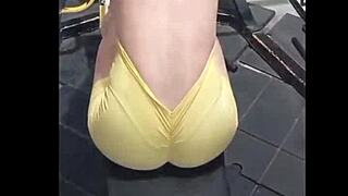 Nicole medallo suda en el gym para tener un cuerpo rico y complacer machos