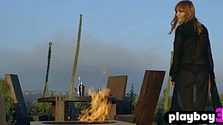 Big tits babes strip and pose passionately for Playboy!