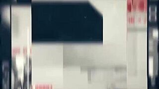 caught at desk, punished with rough oral by police