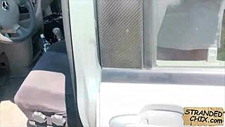 czech babe katy rose says, 'fuck me in the car,' during hidden pickup.