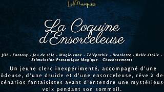 La coquine densorceleuse guides you in french asmr joi fantasy?