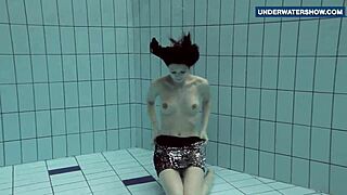 Wow! Russian Babe Flashing Tits Underwater On Beach Gets Everyone Horny!