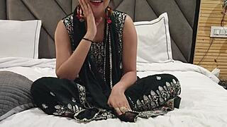 watch this chubby desi bhabhi maa get her pussy fucked and creampied by harami devar