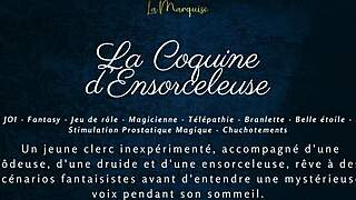 La coquine densorceleuse guides you in french asmr joi fantasy?
