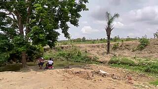 an adventure in the forest with amateurs worshipping big ass and tits outdoors