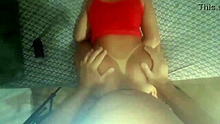 The teen amateur took it bareback in her ass during that rough 1 on 1 session.