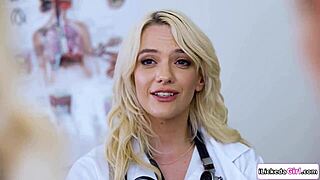 I, the lesbian doctor, licks the teen 18+ client and milfs