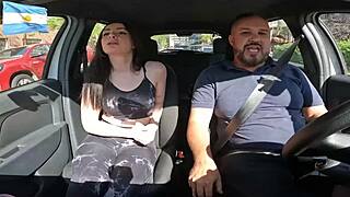 Almendra Gala Rides Bareback On Street In Buenos Aires Passionately