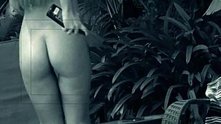 Aubrey Adams masturbates and fucks outdoors in the sun!