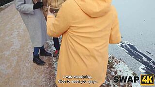 Watch The Kinky Couple's Threesome Through The Glass?