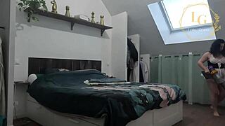 lexie grants in sexy maid costume!