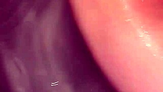 Skinny Wife Smokes During Shower Blowjob