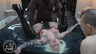 cuckold femdom pegging human centipede