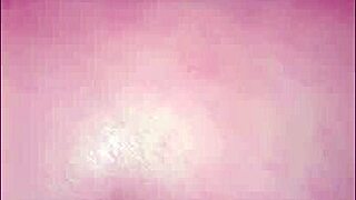 brunette moans as guy in feminine clothes fucks her anal