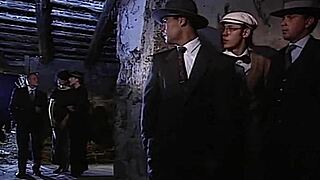 Classic retro threesome involves intense anal action