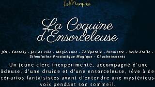La coquine densorceleuse guides you in french asmr joi fantasy?