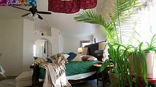 Stepmom fucks stepson so they can share a bed on vacation