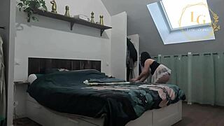 lexie grants in sexy maid costume!