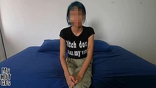 oh dios this flaquita is barely legal and wants to fuck already