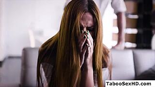 Old Stepdad Fucks Young Stepdaughter