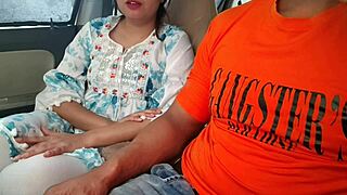 Saara Bhabhi Takes Huge Dick In Risky Outdoor Car Fuck