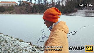 Watch The Kinky Couple's Threesome Through The Glass?