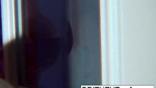 Britney's bold heist involves intense lesbian fucking with big tits and asses